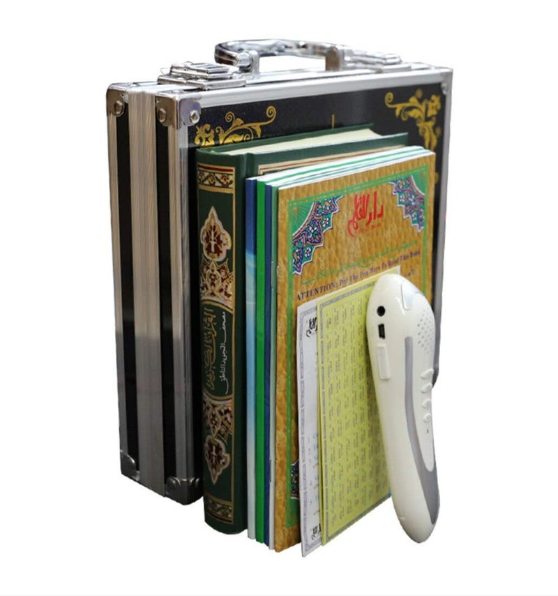 DEAGUI Digital Qur'an Pen Quran Player Pen Reader 8GB Silver Color Word for Word Tajweed (M9 Normal Size Book) - Image 2