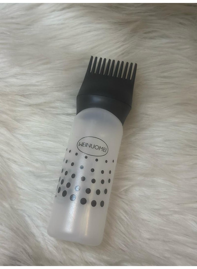 Generic maya accessories 200ml Custom Eco Friendly Plastic Salon Hair Comb and Brush Applicator Bottle for Oil Comb Applicator may vary color - Image 2