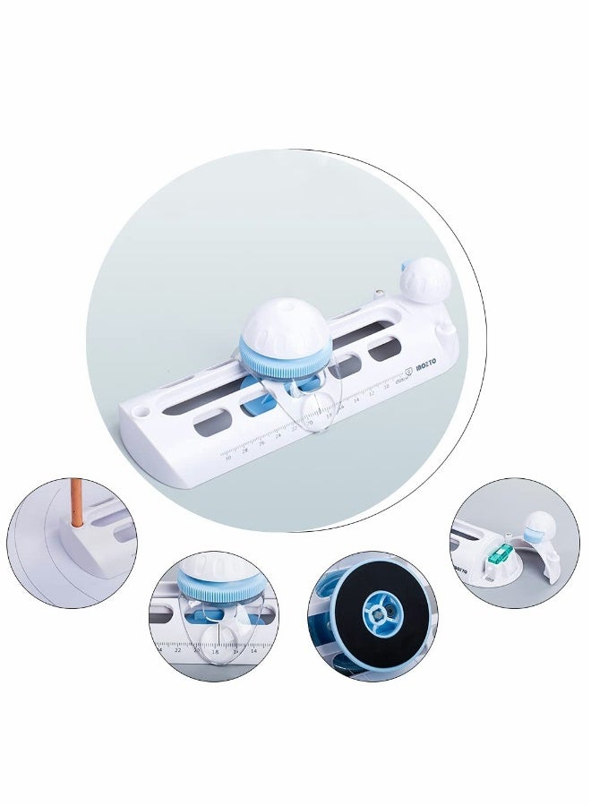 Circle Paper Cutter, Circular Compass Craft Cutter, Paper Trimmer Scrapbooking Tool for Paper Circular Cutting Tool for Cardstocks - Image 3