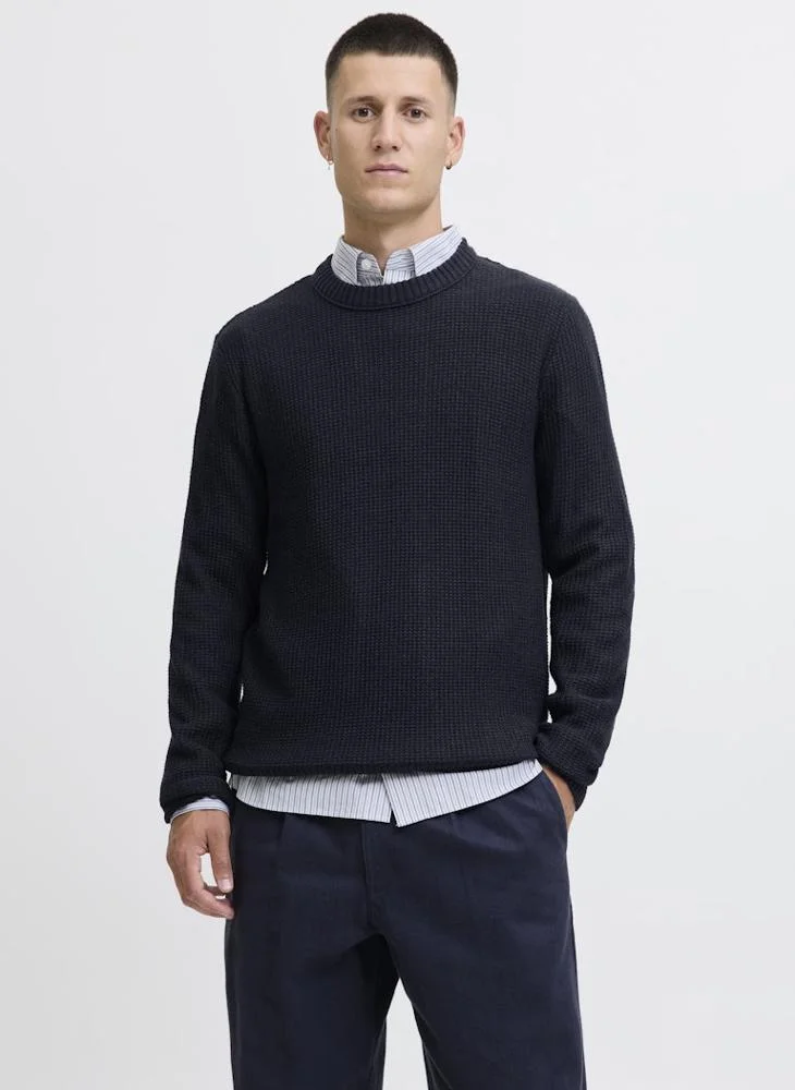 JACK & JONES Jjroy Knit Crew Neck Sweatshirt