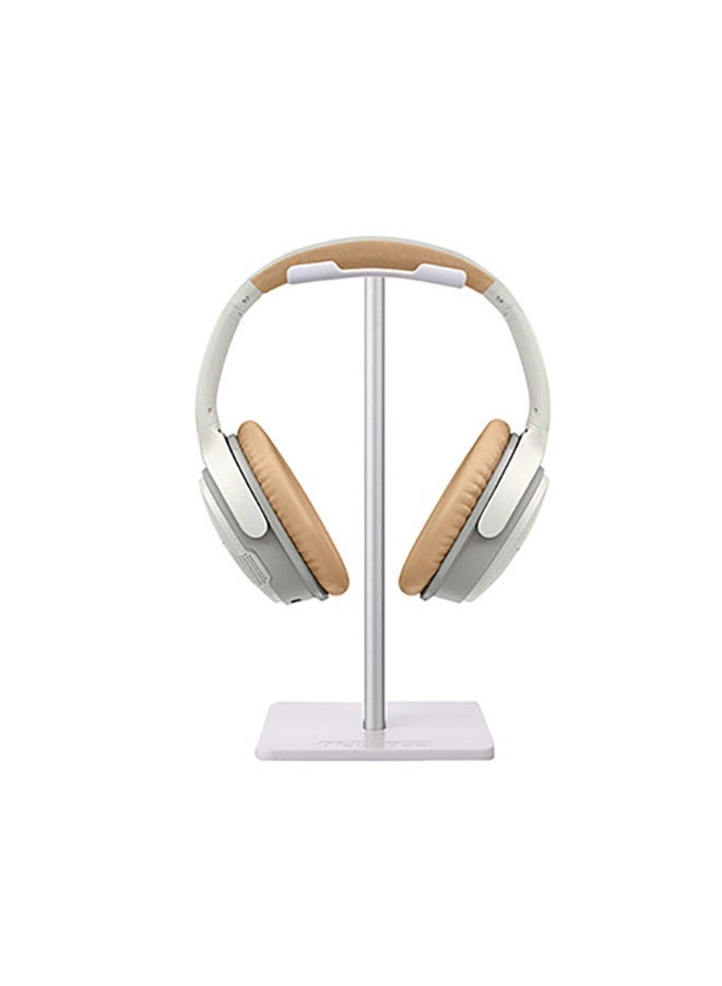 New Bee 1 Pack Aluminum Desk Headphone Stand, Portable Headset Hanger with Cable Organizer, Sturdy Space Saving Holder for Gaming Office Home, a Practical Computer Accessory for Men Women, White - Image 5