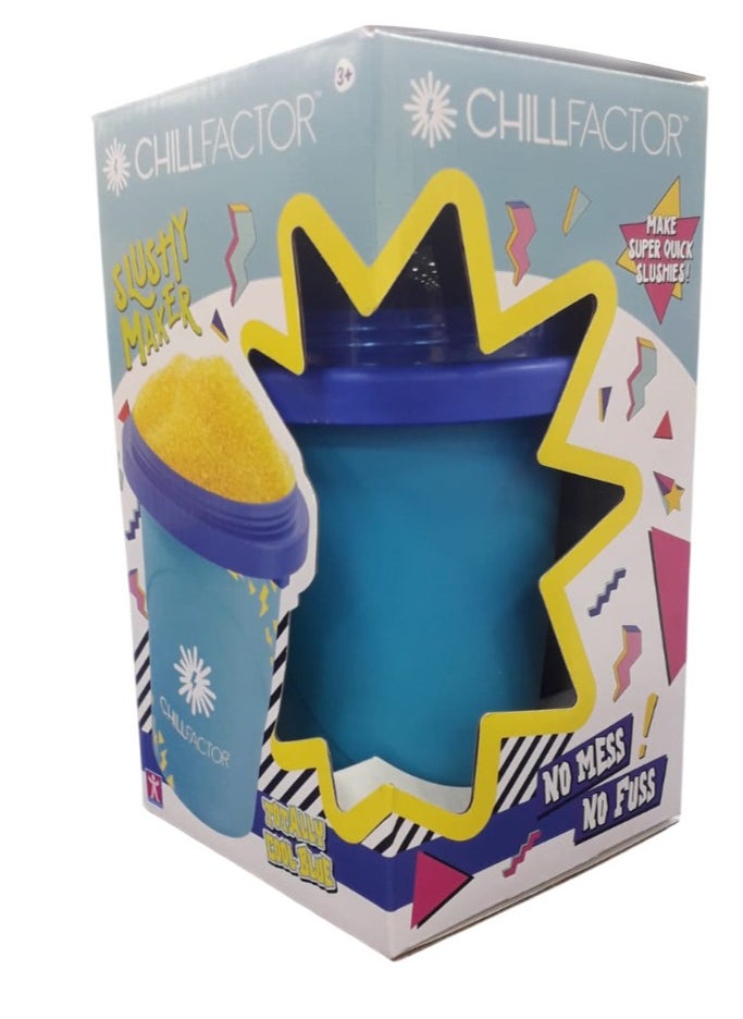 CHILLFACTOR Chill Factor Slushy Maker, Assorted 1 Piece (Color May Vary)|Reusable Cup | Homemade Frozen Slushies | Portable Slushy Maker | Squeeze Cup | DIY Milkshake Maker | Fun Gift for Kids  - Image 4