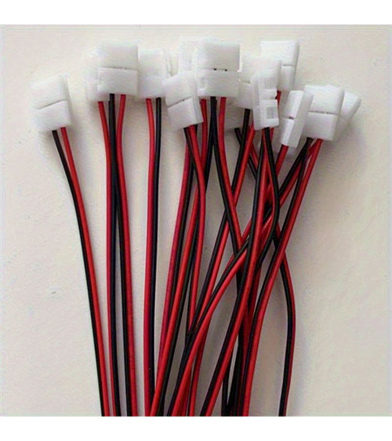 10pcs Solder Free LED Strip Connectors Linkable for 5050 Single Head - Image 5