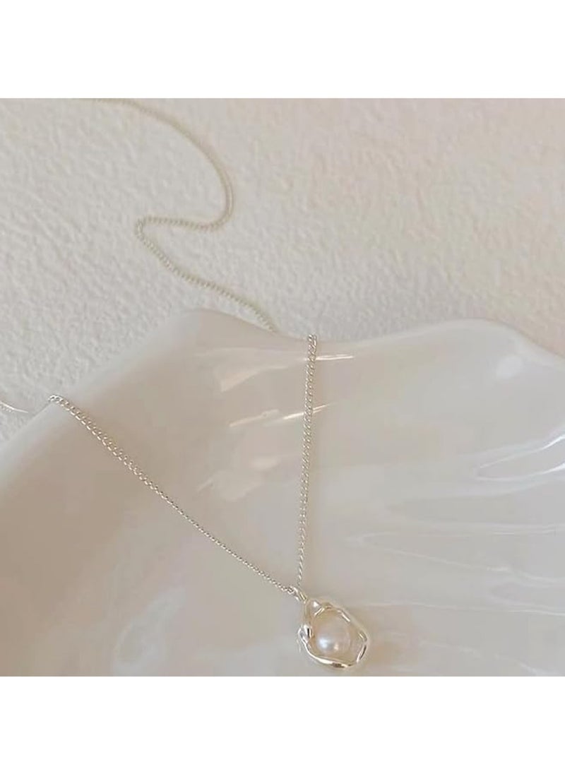 Generic - Pea Pod Pearl Necklace Pendant, Suitable As A Birthday Or Anniversary Gift For Wife, Girlfriend Or Daughter - Image 1