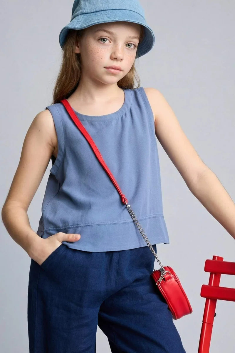 DeFacto Girl Regular Fit Short Sleeve Blouse
