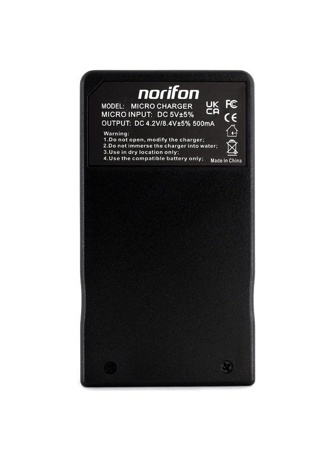 Norifon - NP-BG1 USB Charger for Sony Cyber-Shot DSC-H50 DSC-H55 DSC-H70 DSC-H90 DSC-HX30V DSC-HX5V DSC-HX7V DSC-HX9V DSC-W150 DSC-W290 DSC-W230 DSC-W220 DSC-W200 DSC-W300 DSC-W50 DSC-W90 Camera and More - Image 1