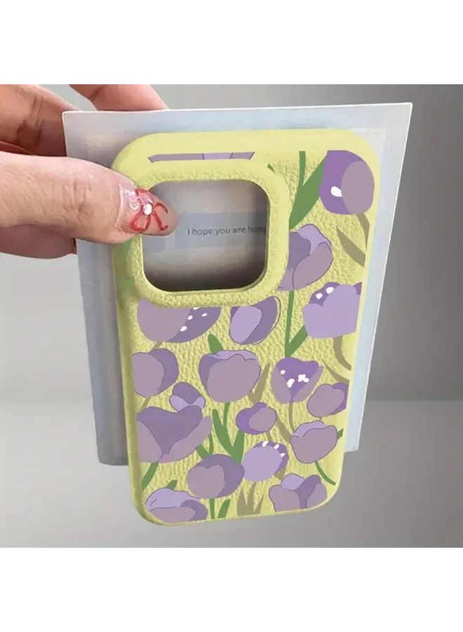 Tulip Phone Case For iPhone 16 Plus White Premium Protective Cover - Image 2