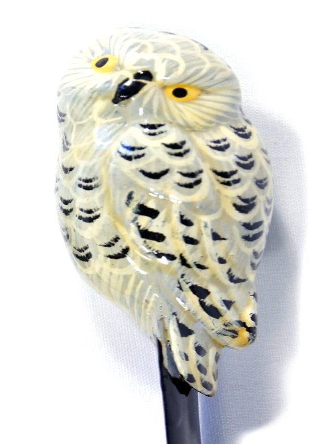 ال اكس فتاحة رسائل مرسومة يدويًا على شكل بومة ثلجية بيضاء - Image 2