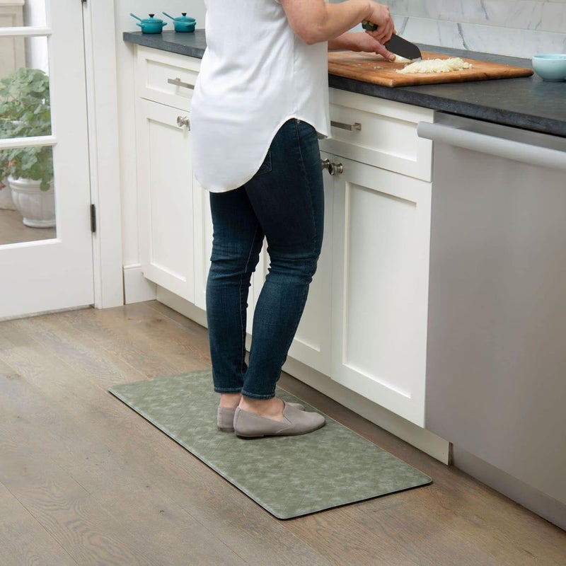 Home Dynamix Anti-Fatigue Kitchen Mat, Cushioned Non-Slip, Sage 17"x39" - Image 2