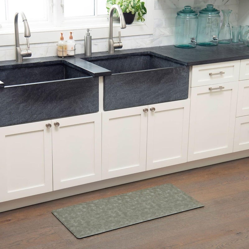 Home Dynamix Anti-Fatigue Kitchen Mat, Cushioned Non-Slip, Sage 17"x39" - Image 5