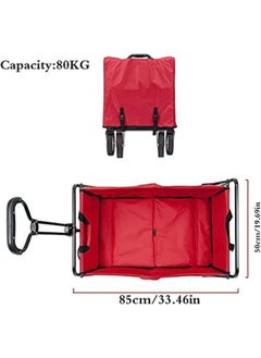 Generic Folding Shopping Luggage Trolley Cart  - Image 2