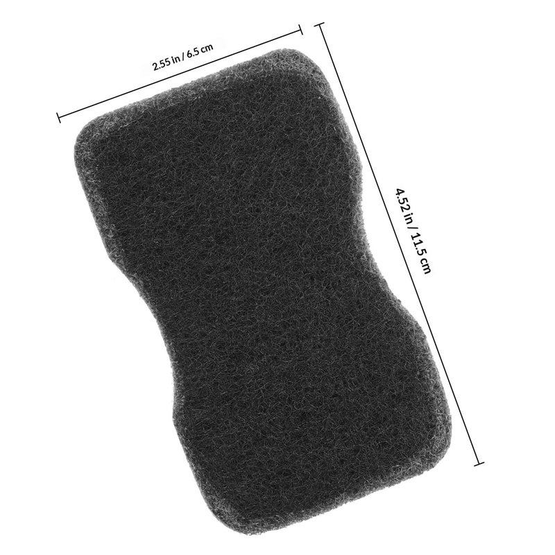 Triple Layer Non Stick Scrub Sponges 5 Pack Black for Dishwashing and Kitchen Cleaning - Image 3