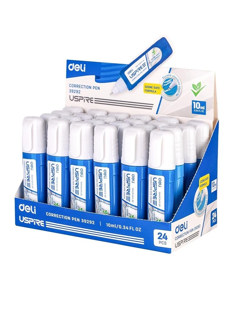 Deli Correction Pen 10ML, 24 Pcs (E39292) - Image 5