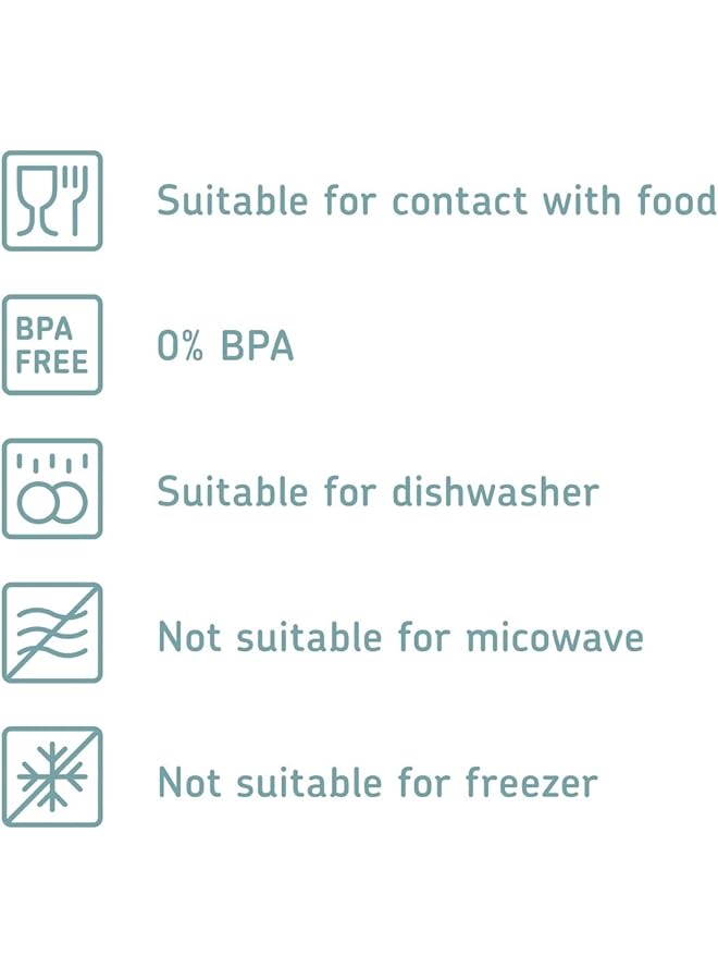 ميبال مجموعة من 3 قطع من حاويات الطعام وحاويات المطبخ والمنظم وحاويات تخزين الطعام القابلة للتكديس والمحكمة الإغلاق، 1 × 2000 مل و2 × 1000 مل باللون الأبيض - Image 5