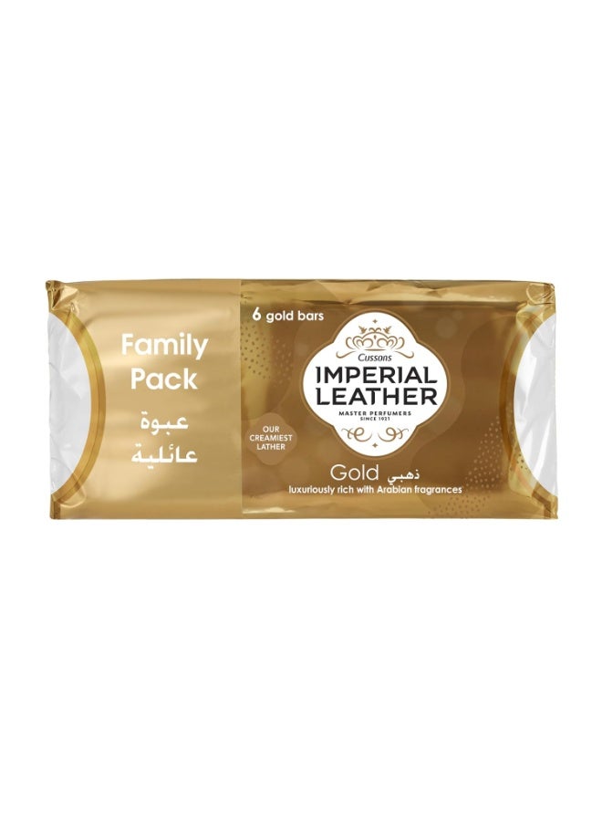 Imperial Leather Soap (Gold) Pack of 6, 125g - Image 1