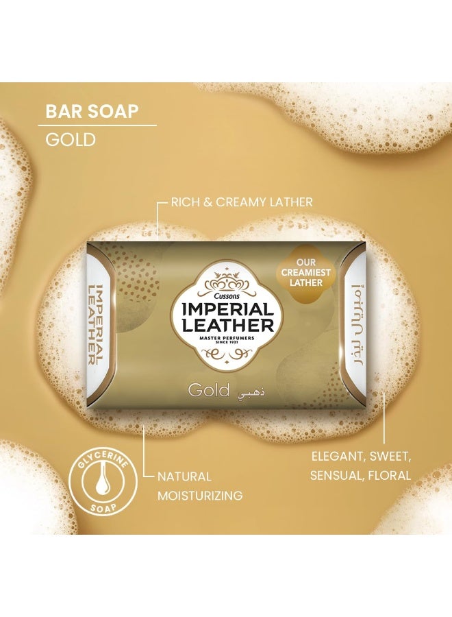 Imperial Leather Soap (Gold) Pack of 6, 125g - Image 4