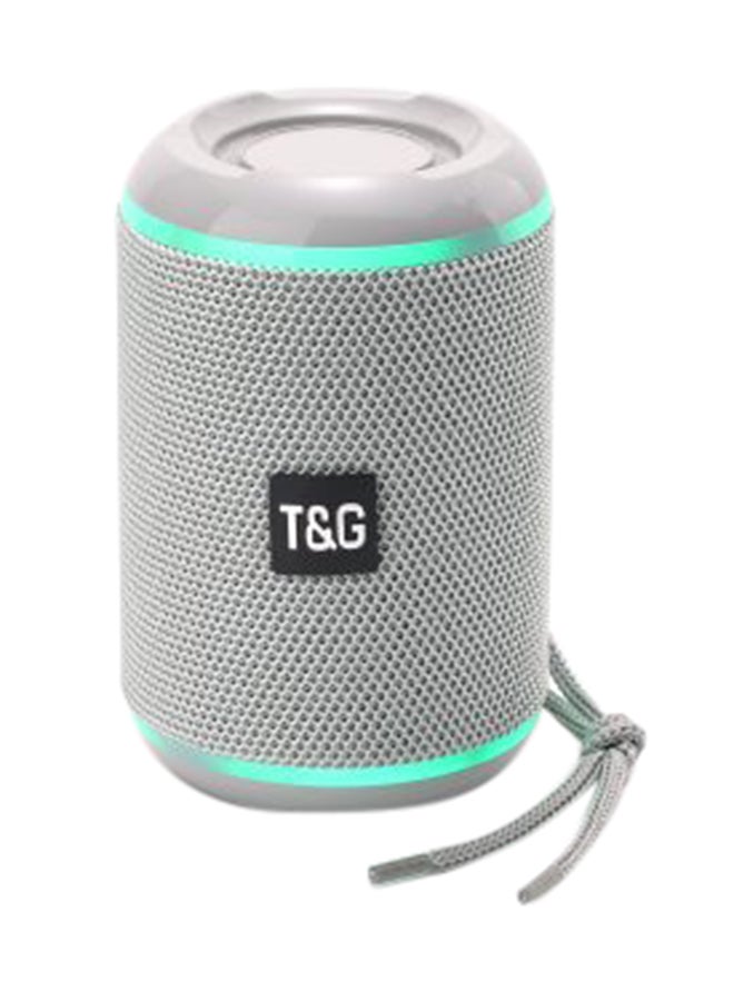 T&G Portable Wireless Bluetooth Speaker With LED Light Grey - Image 1