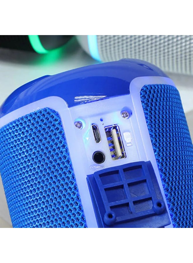 T&G Portable Wireless Bluetooth Speaker With LED Light Grey - Image 5