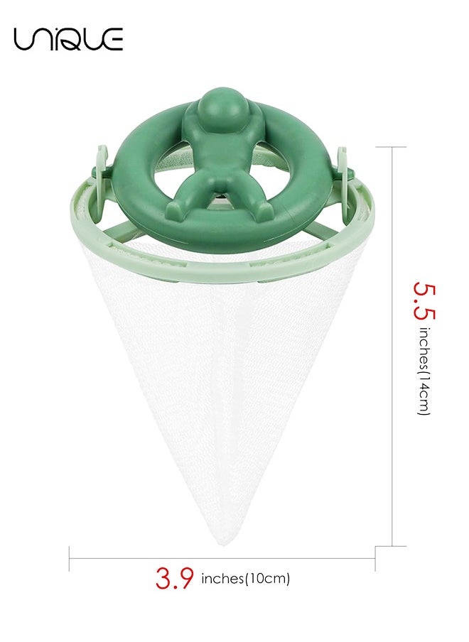 Unique - 4Pcs Lint Trap for Washing Machine Comes with 80 Mesh Pockets Lint Traps Household Reusable Washing Machine Hair Filter Bag Filter Balls for Laundry Filter for Sediment - Image 1
