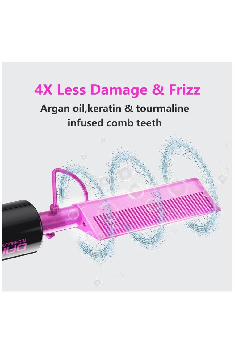 DAN Technology - DAN Technology Dual Voltage Ceramic Pressing Comb - 450°F Fast Heating Mini Straightener for Lace Front Wigs and Black Women's Hair - Image 1
