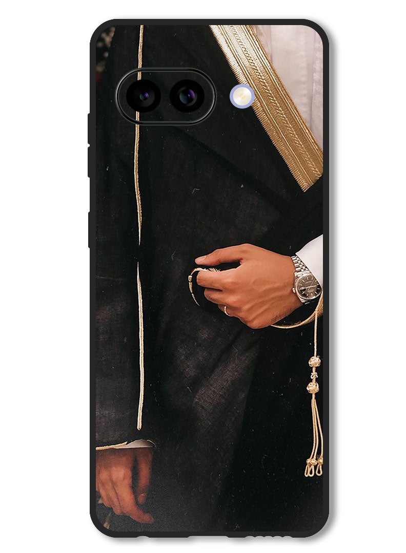 Theodor Case Compatible with Google Pixel 9A Protection Shockproof Bumper Cover Arab Style - Image 1