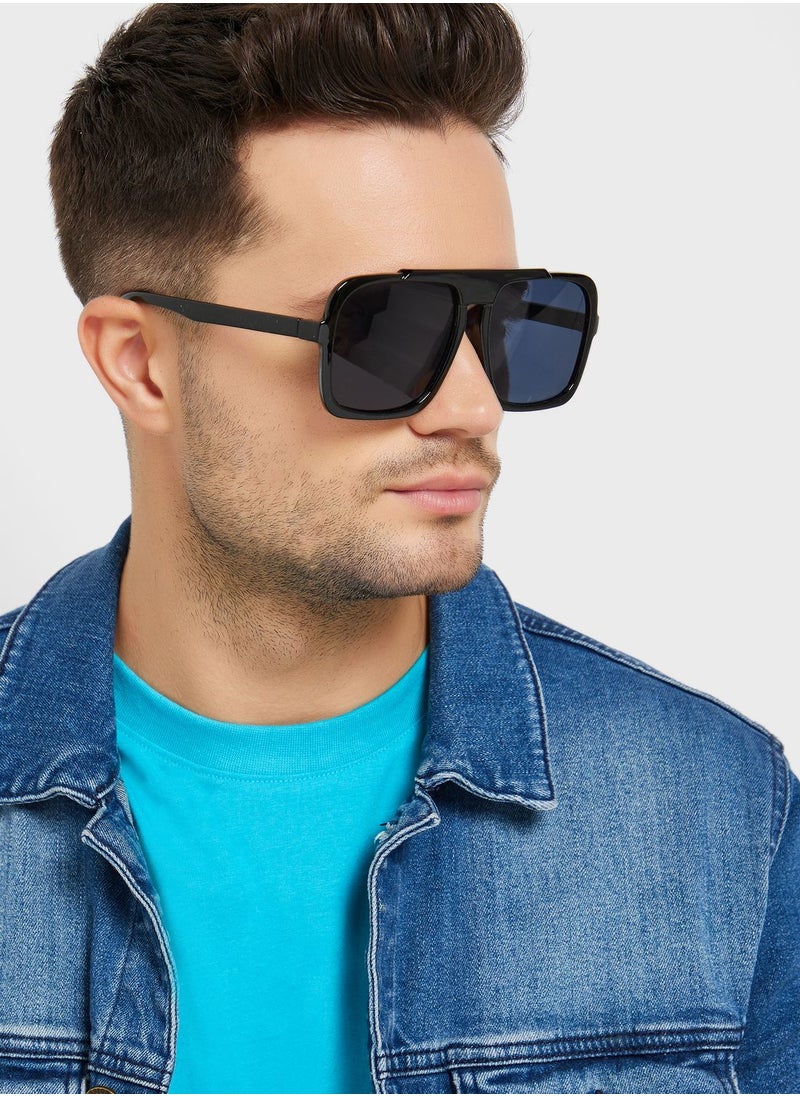 Seventy Five - Casual Oversized Sunglasses - Image 1