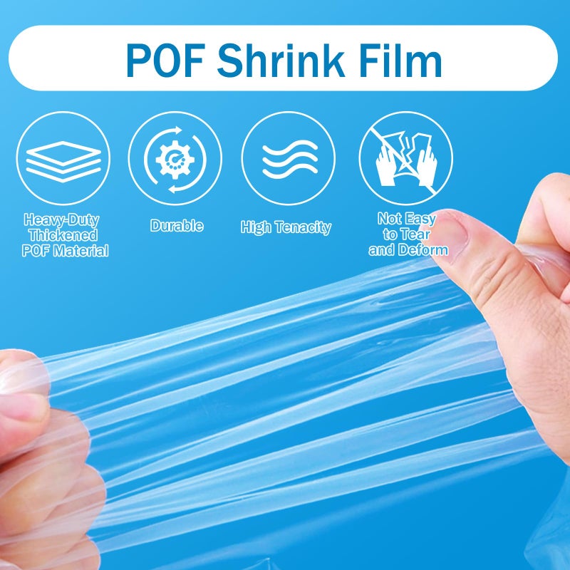 RGJ Window Insulation Kit, 63 Ã— 394 Inch and 87 x 110 inch Plastic Window Covering for Winter, Window Insulation Film Window Wrap Insulation Windows Winterizing Kit with Double-Sided Tape - Image 4