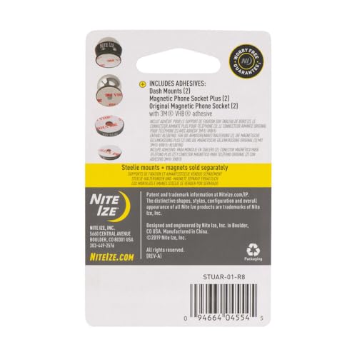 Nite Ize Steelie Universal Adhesive Replacement Kit - for Dash Mount and Phone Sockets - Image 2