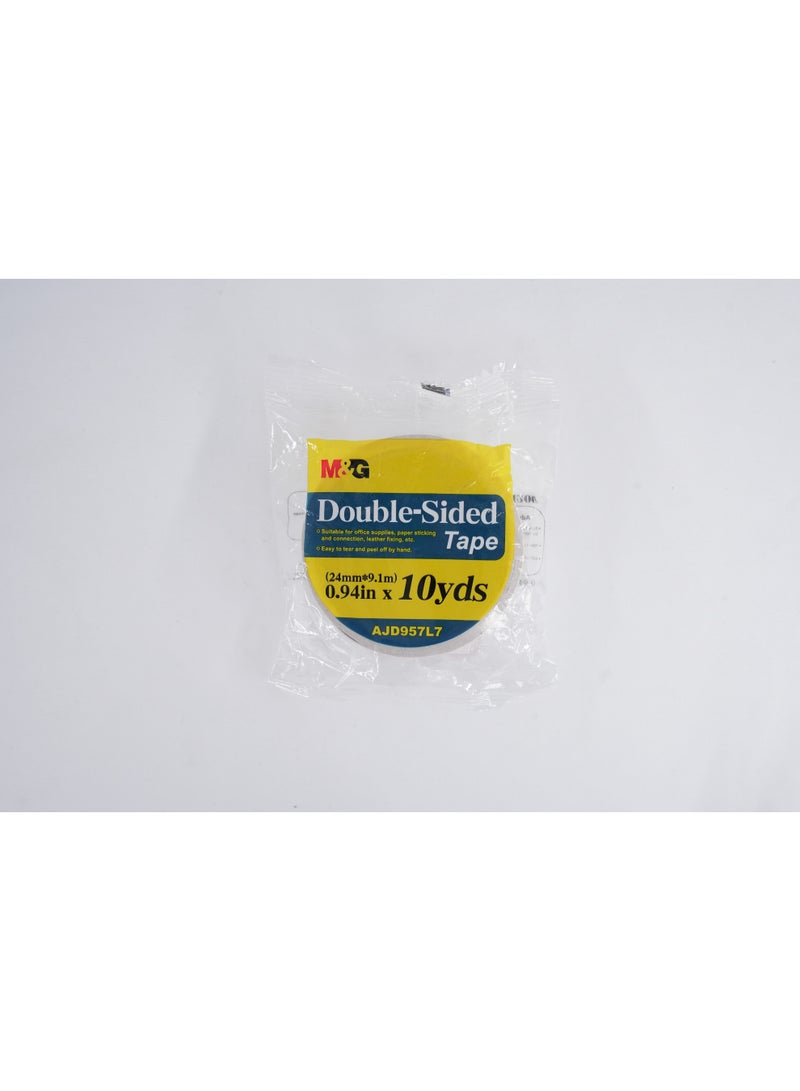 M&G double sided Tissue Tape 24mm*10y (1 roll) - Image 1
