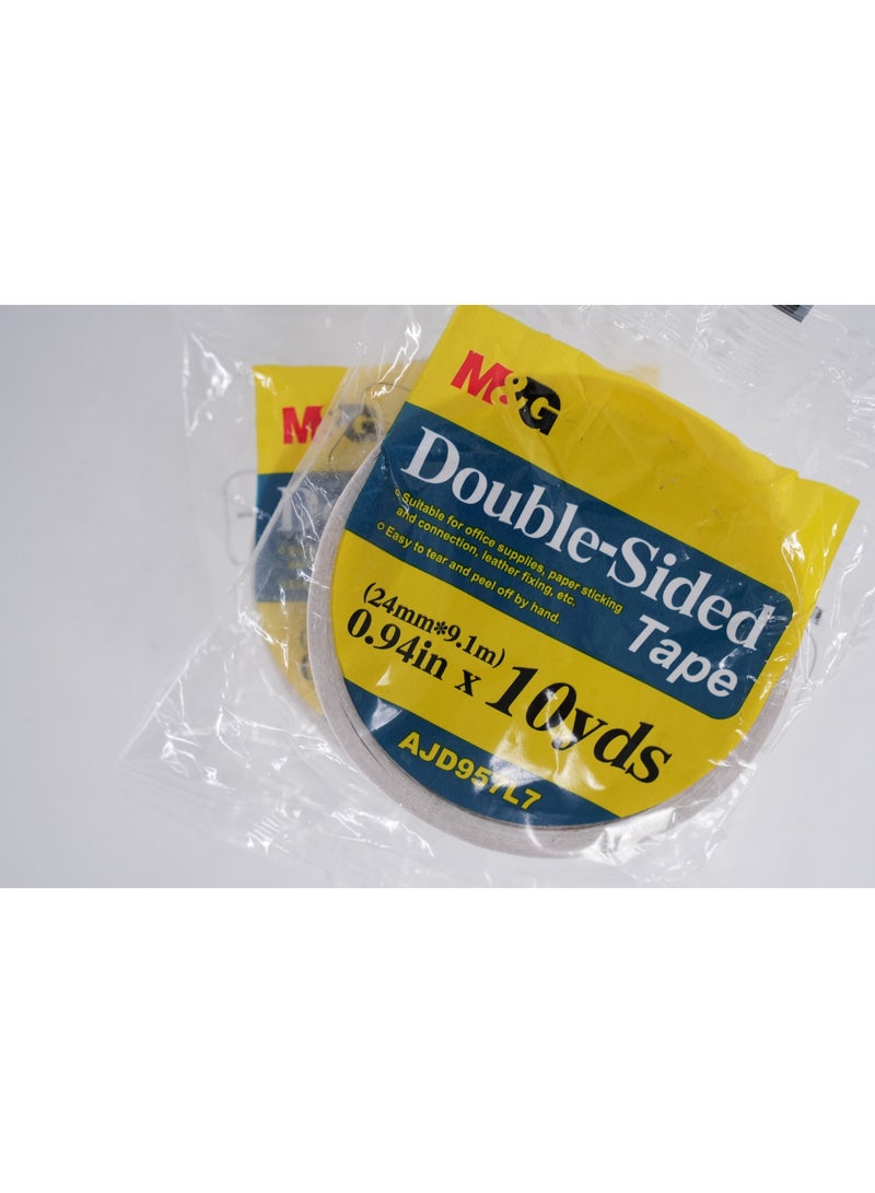 M&G double sided Tissue Tape 24mm*10y (1 roll) - Image 2