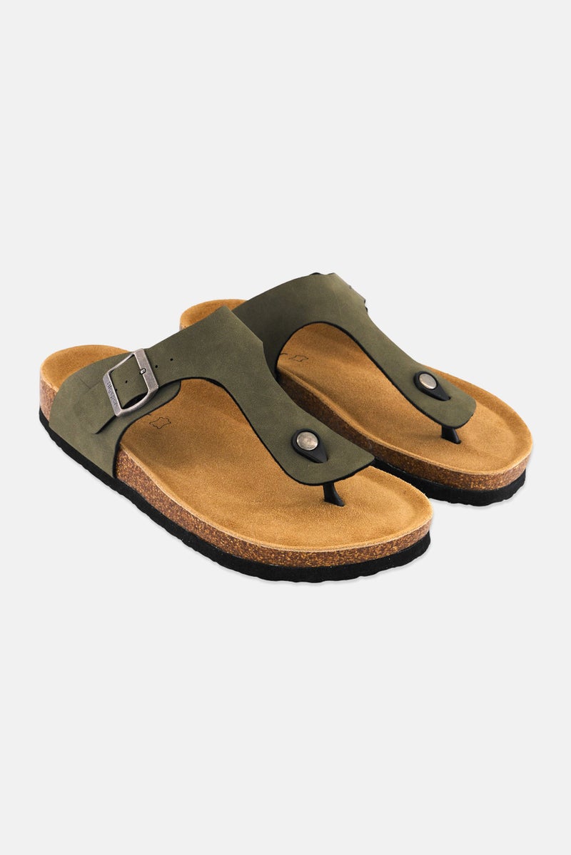 Algspar نعال رجالية سهلة الارتداء، أخضر - Image 1