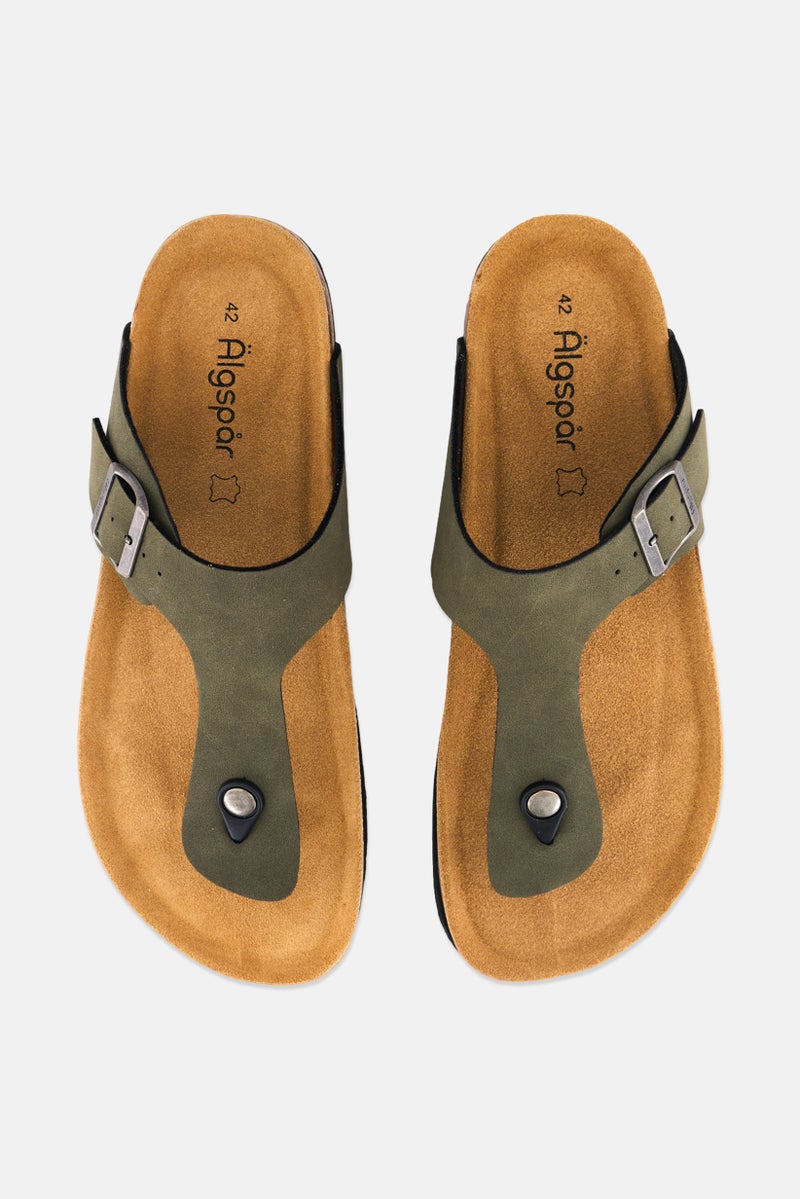 Algspar نعال رجالية سهلة الارتداء، أخضر - Image 3