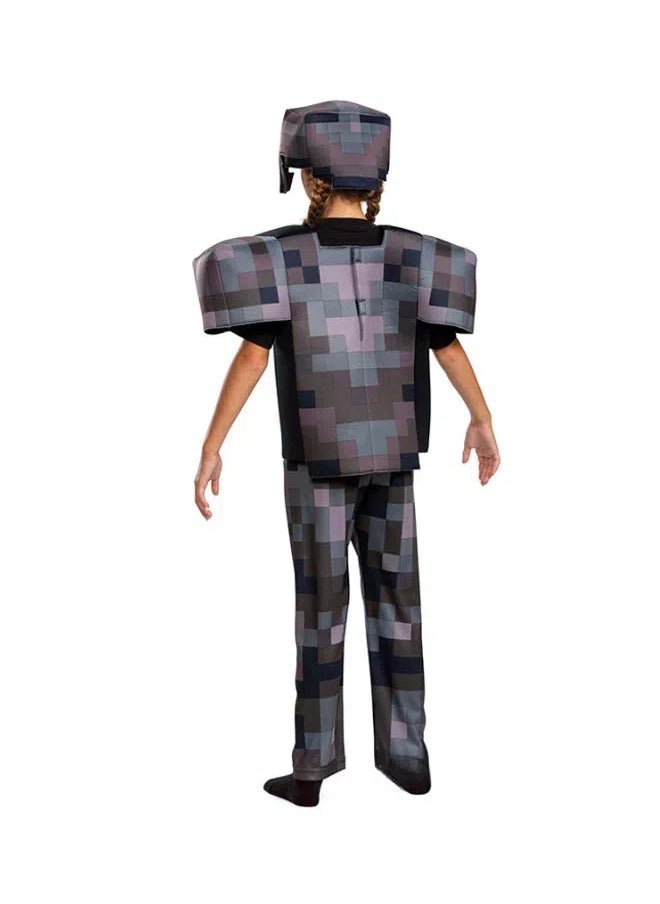General - Minecraft Metal Armor Cosplay Game Characters Performance Costumes Hat + Top + Pants Three-Piece Set A gift for Minecraft fans - Image 1