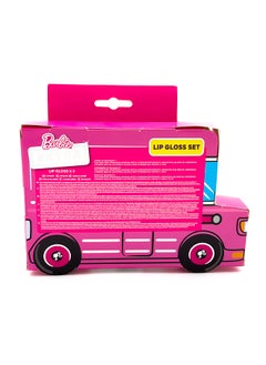 RMS Barbie Extra Lip Gloss – Pack Of 3 Fruity Flavors – Cherry, Strawberry, Peach – Lip Balm Set For Girls  - Image 3
