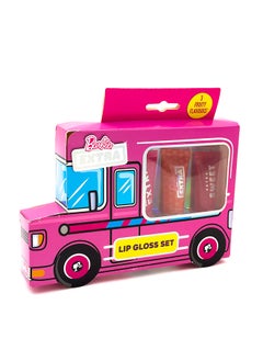 RMS Barbie Extra Lip Gloss – Pack Of 3 Fruity Flavors – Cherry, Strawberry, Peach – Lip Balm Set For Girls  - Image 2