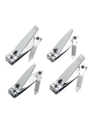 4 Pcs Nail Clippers for Fingernails and Tonenail by QLL - Swing Out Nail Cleaner/File - Sharpest Stainless Steel Clipper - Wide Easy Press Lever - Nail Cutter - pzsku/ZEFE47B33F7AAD6DC1D3EZ/45/1744001876/c09f8357-9aec-4512-85ef-935d823844ea