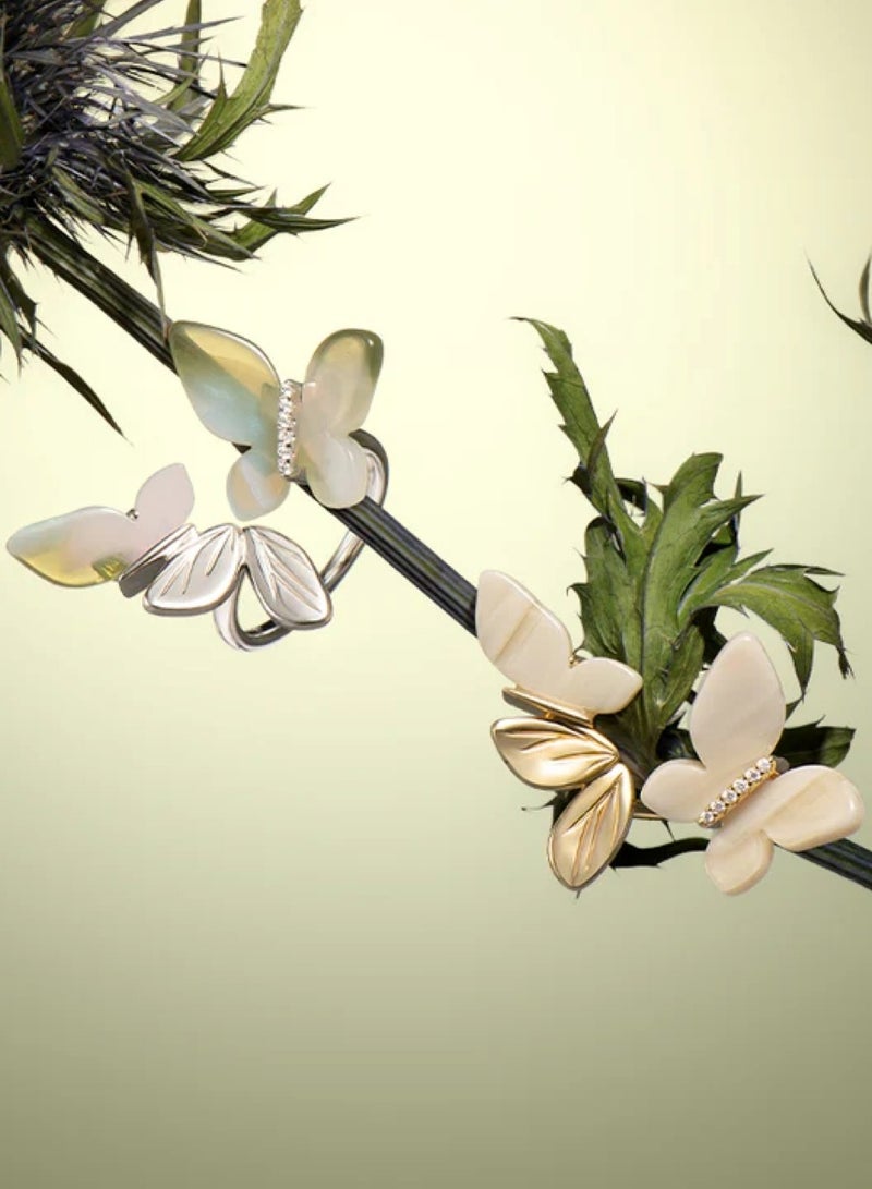 HEFANG erfly Garden Ring Open Ring - Image 5
