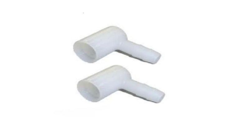 Tecumseh Tecusmeh Carburetor Gas Line Inlet Plastic Elbow Fitting 640363 - 2 Pack - Image 2