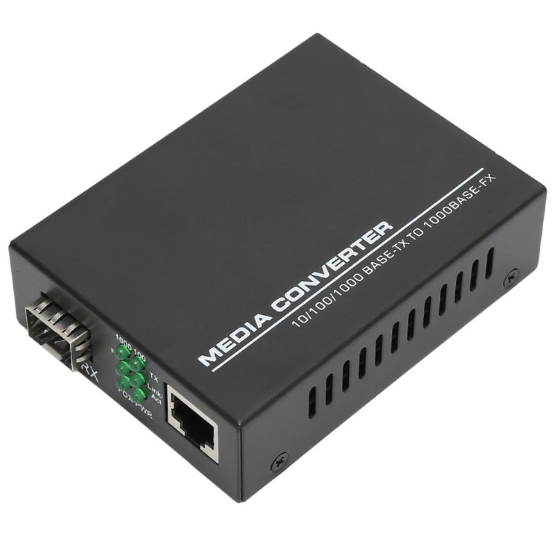 Media Converter Gigabit SFP to RJ45 10 100 1000Base TX to 1000Base FX Multimode Fiber to Ethernet Media Converter - Image 3