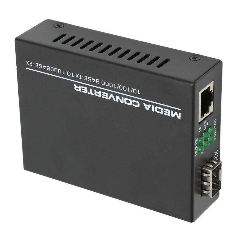Media Converter Gigabit SFP to RJ45 10 100 1000Base TX to 1000Base FX Multimode Fiber to Ethernet Media Converter - Image 1
