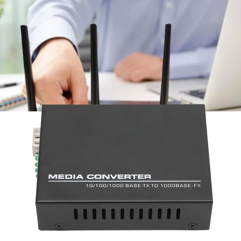 Media Converter Gigabit SFP to RJ45 10 100 1000Base TX to 1000Base FX Multimode Fiber to Ethernet Media Converter - Image 5