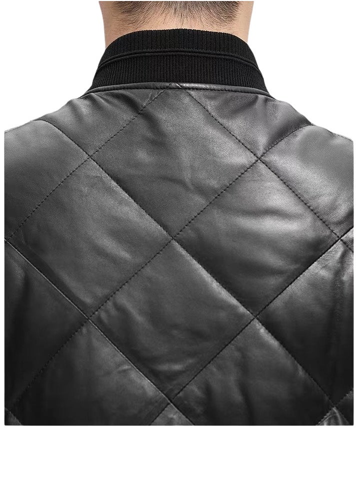 Generic - Top leather (M12) mens Smooth Lamb Leather Jacket - Image 1