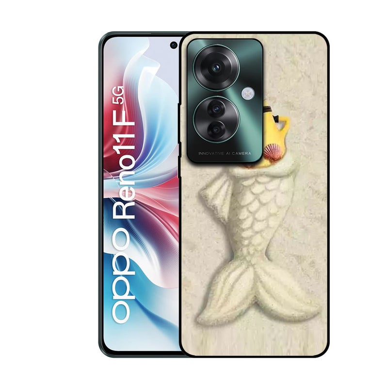 الصيد العين غطاء حماية مطبوع لهاتف Oppo Reno 11 F - سمكة مينيون - Image 1