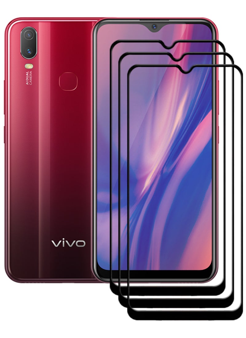 ACLIX 3 Pieces Antistatic ESD Dustproof Premium Quality High Definition Tempered Glass Screen Protector Designed For vivo Y11 (2019) - Image 1
