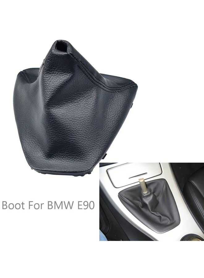 غطاء ناقل الحركة من الجلد الصناعي لسيارات BMW E90 E91 E92، مقاوم للغبار والماء، غير قابل للانزلاق - Image 4