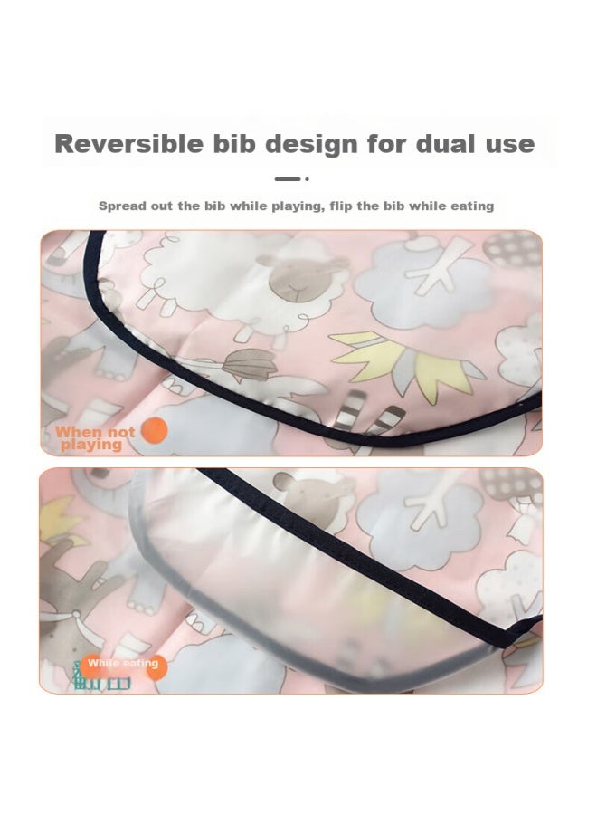 9i9 Baby Eating A, Long Sleeve, Waterproof, Pure Cotton, Infant Children's Bib, Painting Smock, Kindergarten A, A149 Prince - Image 2