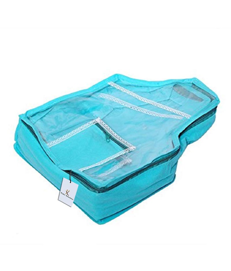 Kuber Industries Kuber Industries 2 Piece Non Woven Blouse Cover Set KI001462 Multicolour Standard - Image 2