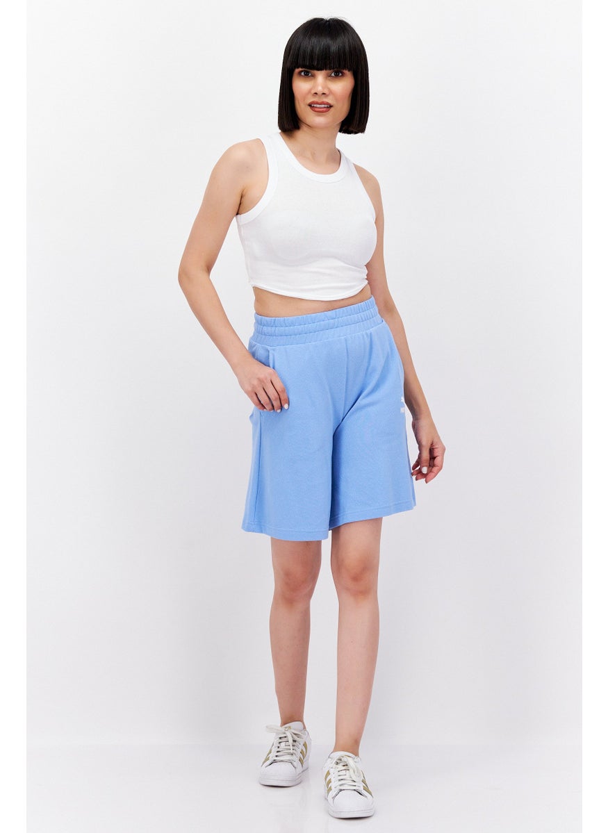 PUMA Women Sportswear Fit Outdoor Shorts, Blue  - Image 4