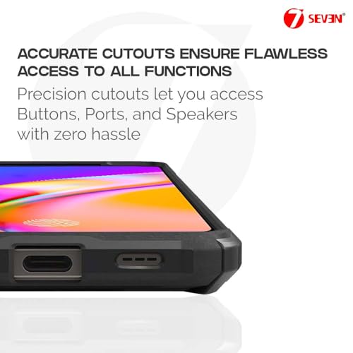 7-Seven 7SEVEN® Ipacky Back Cover for Oppo F19 Pro Plus 5G Mobile Back Case Shock Proof Design Camera Edges Protection Crystal Clear Phone Case Precise Cutouts Matte Black Soft Bumper Phone Cover - Image 5
