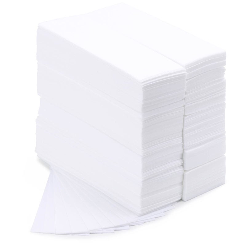 BTYMS 800 Pieces Large Non Woven Wax Strips 7.5 x 2.6 Inches Body and Facial Hair Removal Waxing Strips Soft Waxing Paper Sheets - Image 1